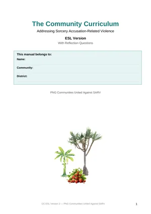 Cover of the CC Facilitator Workbook
