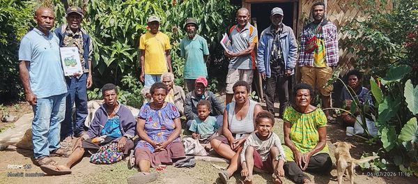 A Community Curriculum session in the community. Foursquare Church, Kominive, Eastern Highlands. June 2026.