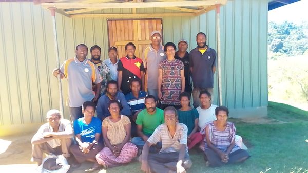 A Community Curriculum session in the community. Evangelical Bible Church, Eastern Highlands. June 2026.