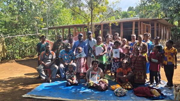 A Community Curriculum session in the community. Foursquare Church, Lower Asaro, Eastern Highlands. July 2026.