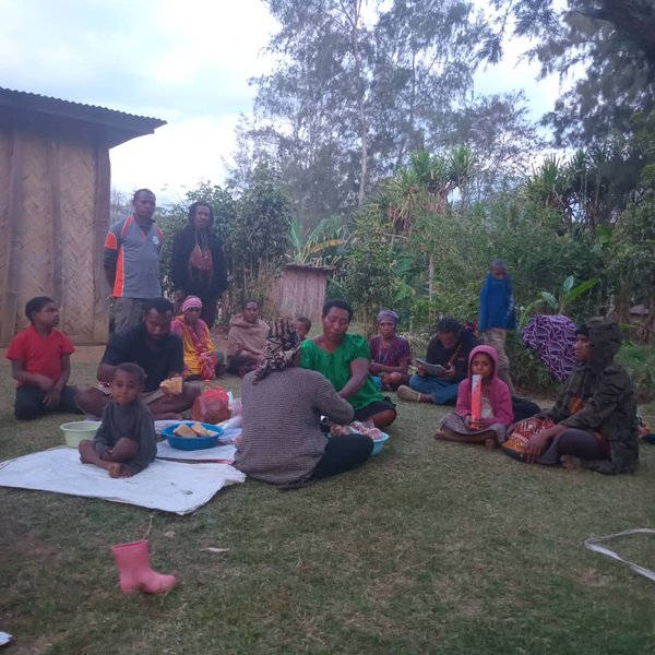 A Community Curriculum session in the community. Foursquare Church, Lower Asaro, Eastern Highlands. July 2026.
