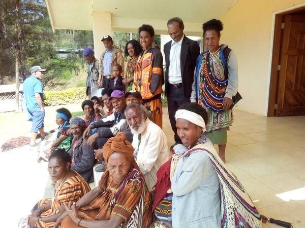A Community Curriculum session in the community. Gutnius Lutheran Church, Enga. June 2026.