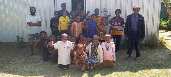 A Community Curriculum session in the community. Gutnius Lutheran Church, Enga. June 2026.