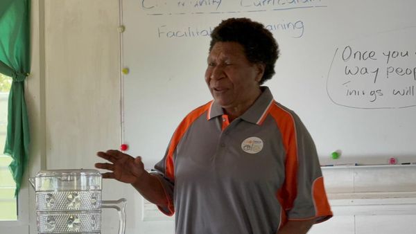 Facilitator training for the Community Curriculum. Community Development Agency, Simbu. May 2026.
