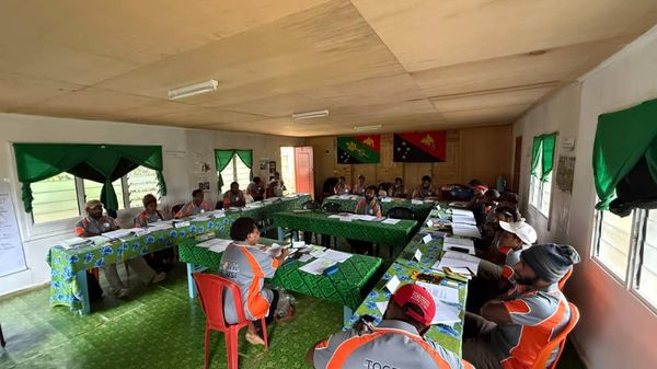 Facilitator training for the Community Curriculum. Community Development Agency, Simbu. May 2026.