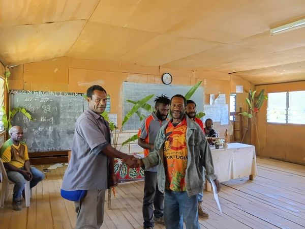 A certificate handed over at the Community Curriculum graduation. St Christopher Alive Association, Mai, Simbu. September 2026.