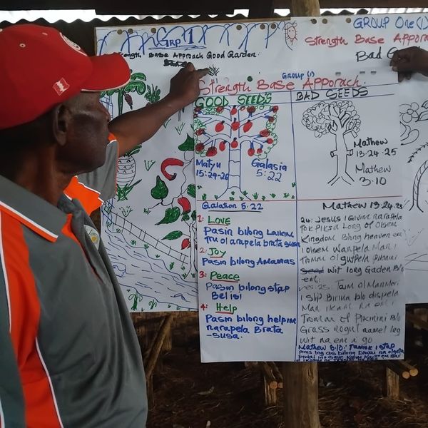 Facilitator training for the Community Curriculum. Catholic Diocese of Mendi, Lower Mendi, Southern Highlands. May 2026.