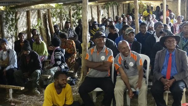 Community facilitators and invited guests at the graduation. Catholic Diocese of Mendi, Lower Mendi Parish Centre, Tepe, Southern Highlands. September 2026.